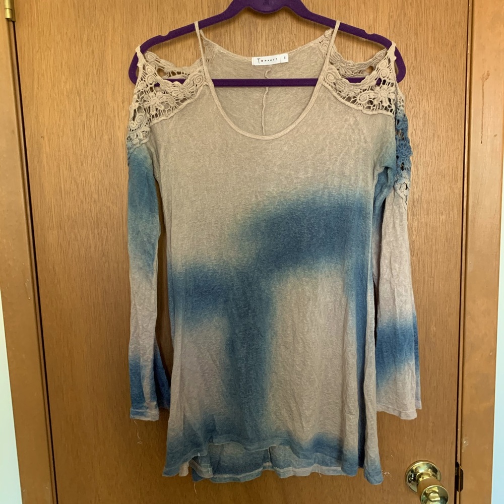 Lace Off Shoulder Tunic